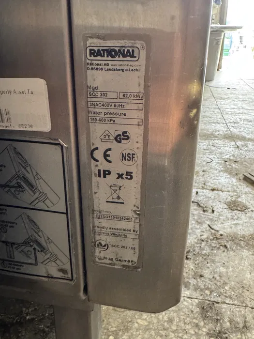 Професионален конвектомат Rational SCC 202 – 20 GN 2/1