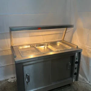 Топла Витрина Бенмари с Топъл Шкаф 3 x GN 1/1 120 см
